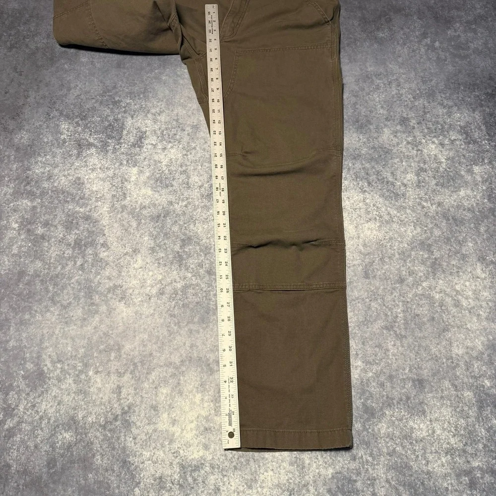 Carhartt Rugged Flex Relaxed Fit Double Front Utility Work Pant Brown 33x32